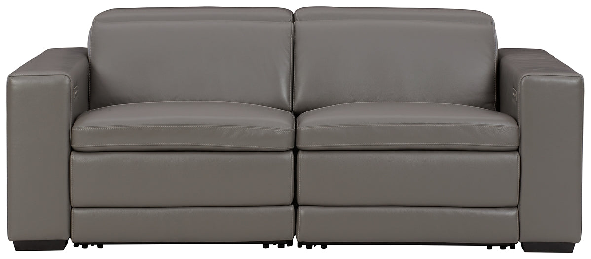 Texline 3-Piece Power Reclining Sectional Loveseat