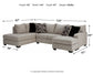 Megginson 2-Piece Sectional with Chair and Ottoman