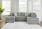 Casselbury 2-Piece Sectional with Ottoman