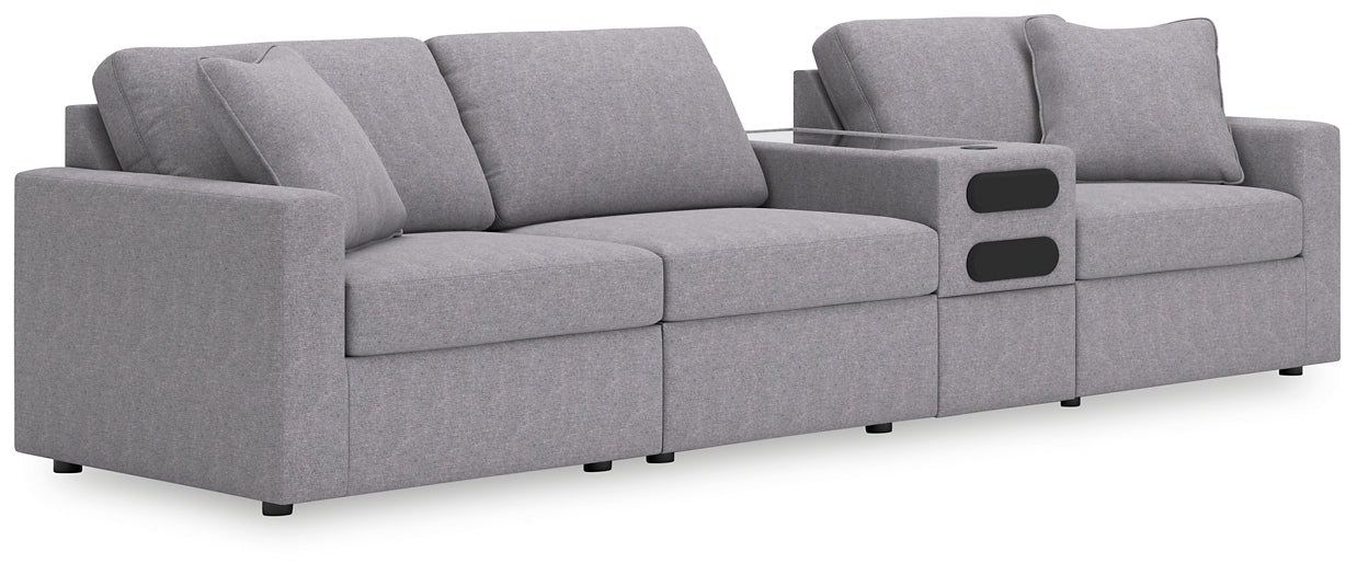 Modmax 4-Piece Sectional with Audio Console