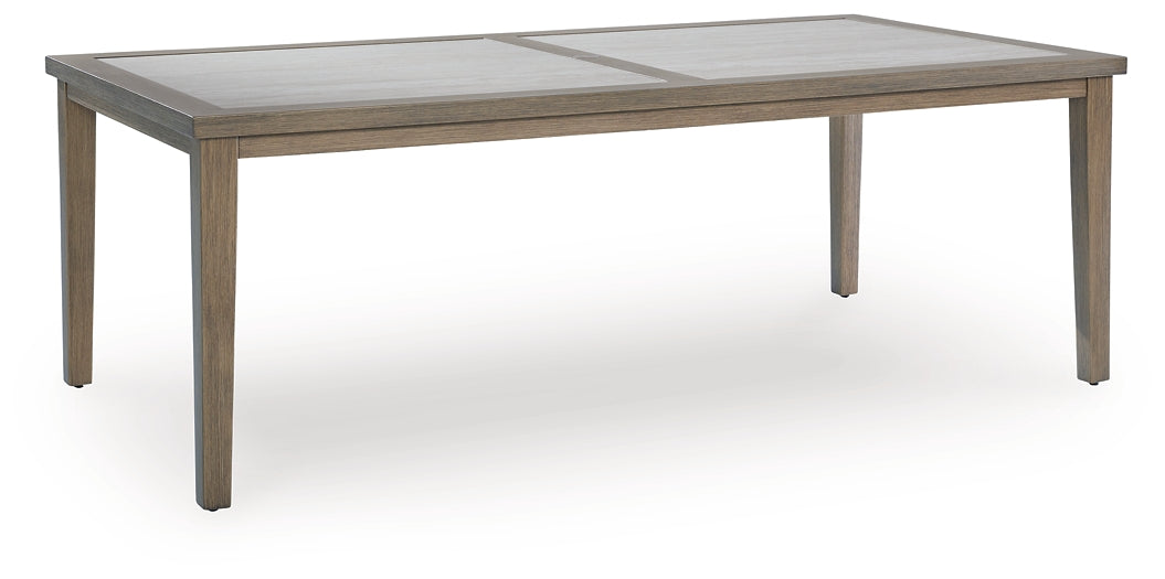 Rainier Ranch RECT Dining Table w/UMB OPT