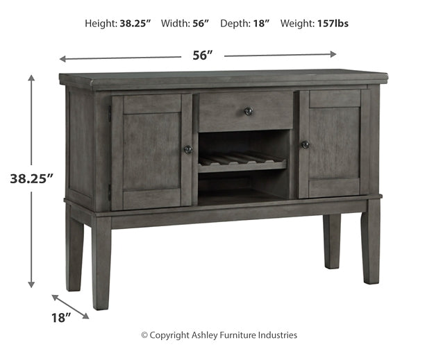 Hallanden Counter Height Dining Table and 4 Barstools with Storage